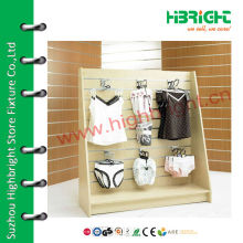 MDF wood cloths rack for underware display